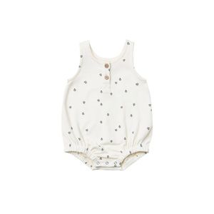 Quincy Mae sleeveless bubble romper